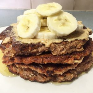 high protein banana oatcakes